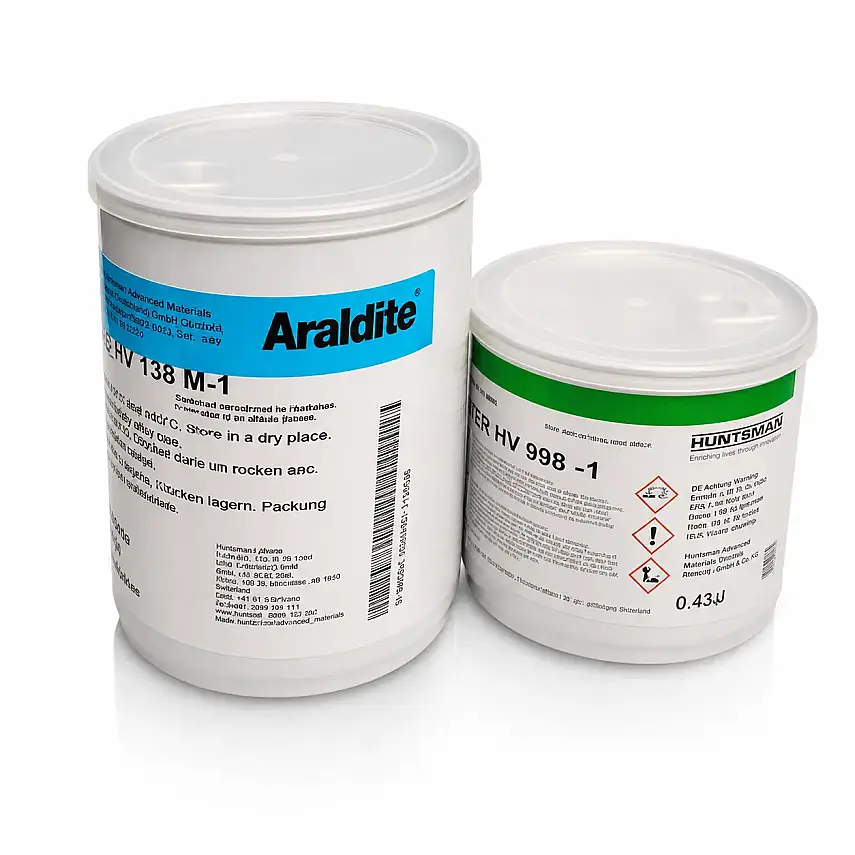 Araldite AV 138 / HV 998 – 1 kg + 400 g Epoxy Adhesive Kit | High-Temperature Resistant Structural Epoxy - 2