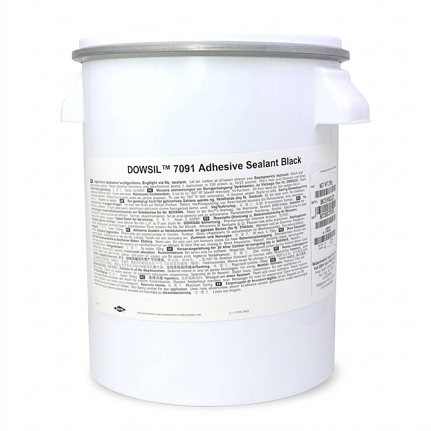 DOWSIL 7091 Adhesive Sealant Black Neutral Silicone 20 LT - 1