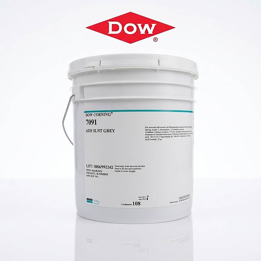 DOWSIL 7091 Adhesive Sealant Grey Neutral Silicone 20 LT - Türkiye's Official Distributor - 1