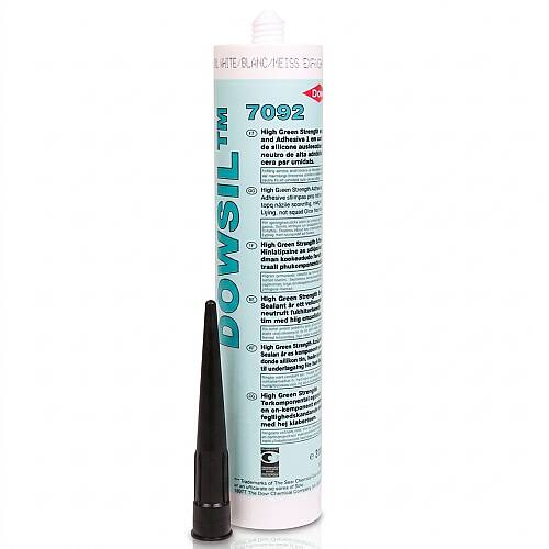 DOWSIL™ 7092 High Green Strength Adhesive and Sealant Black 310 ml | Official Distributor - DOWSIL