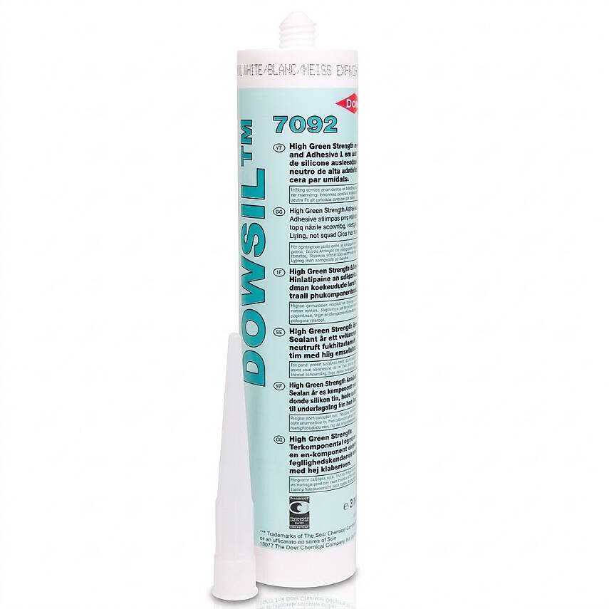 DOWSIL™ 7092 High Green Strength Adhesive and Sealant White 310 ml | Official Distributor - 1