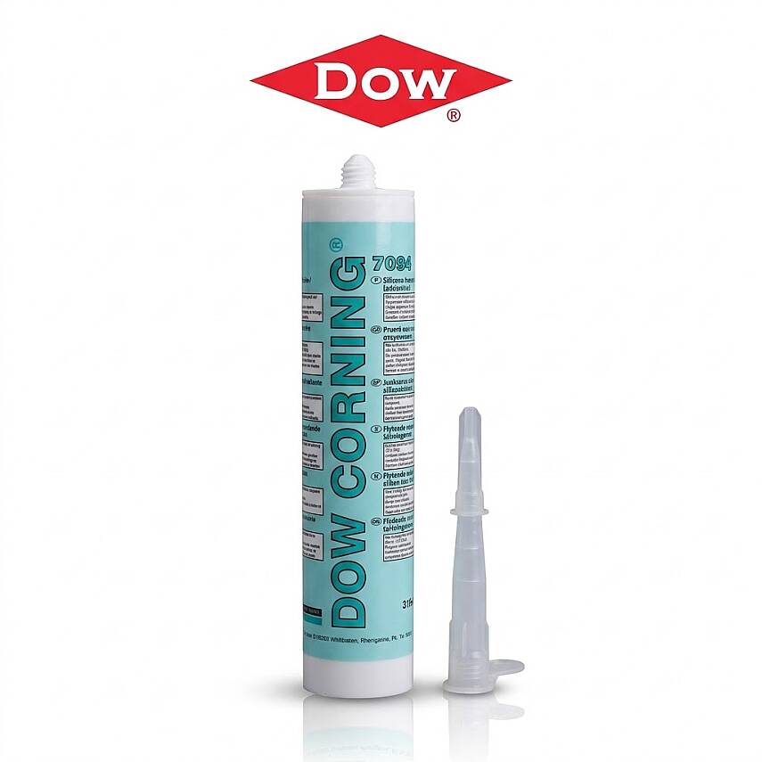 DOWSIL 7094 Flowable Sealant Black Self-Leveling Neutral Silicone Adhesive (310 ml) - Türkiye's Official Distributor - 1