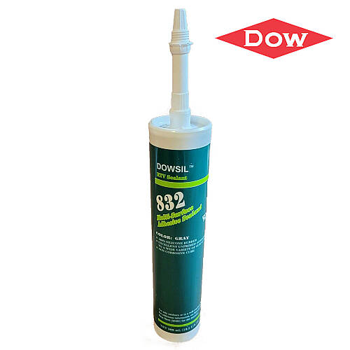 832 Multi-Surface Adhesive Sealant Grey 300 ml - DOWSIL
