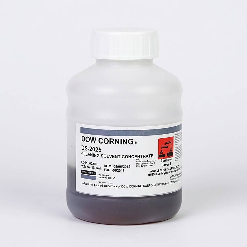 DOWSIL™ DS-2025 Silicone Cleaning Solvent Clear 0.5 L | Official Distributor - 1