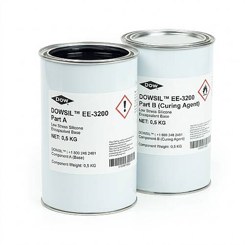 DOWSIL™ EE-3200 Low Stress Silicone Encapsulant Kit Black 1 KG | Official Distributor - DOWSIL
