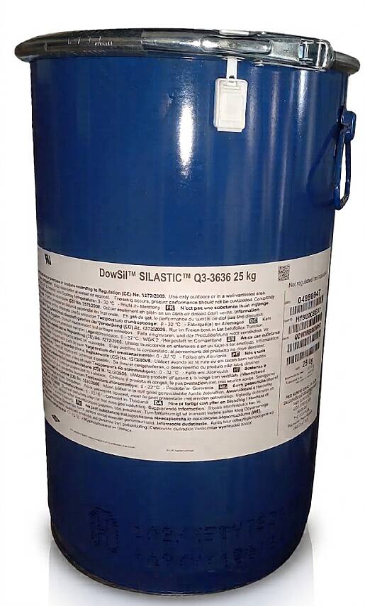 DOWSIL™ SILASTIC™ Q3-3636 Catalyst Black 25 KG | Official Distributor - 1