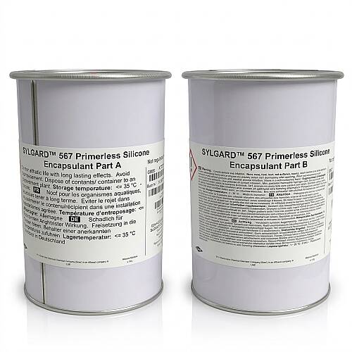 DOWSIL™ SYLGARD™ 567 Primerless Silicone Encapsulant Kit Black 2 KG | Official Distributor - DOWSIL