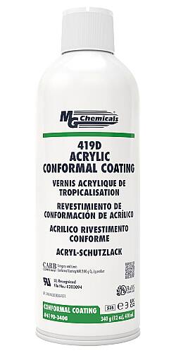 MG Chemicals 419D Premium Acrylic Conformal Coating Clear 340 G (Aerosol) | Official Distributor - 1