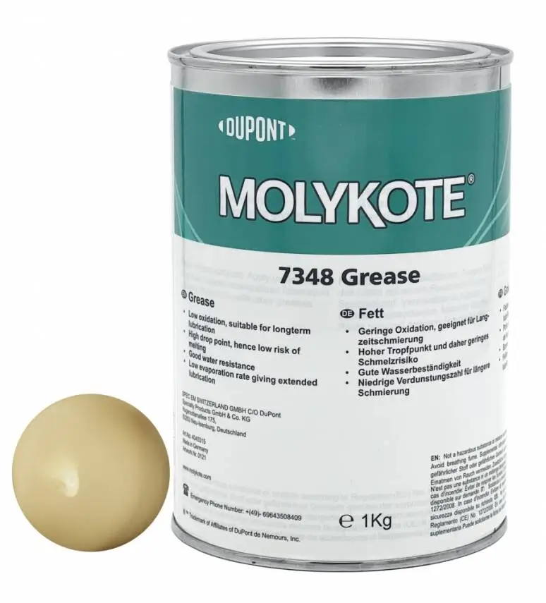 DuPont MOLYKOTE 7348 Silicone Grease | Wide Temperature Range 1 KG - 1