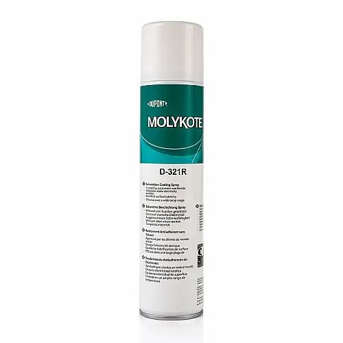 DuPont™ MOLYKOTE® D-321 R Anti-Friction Coating Spray – High Temp Dry Film 400ml - MOLYKOTE