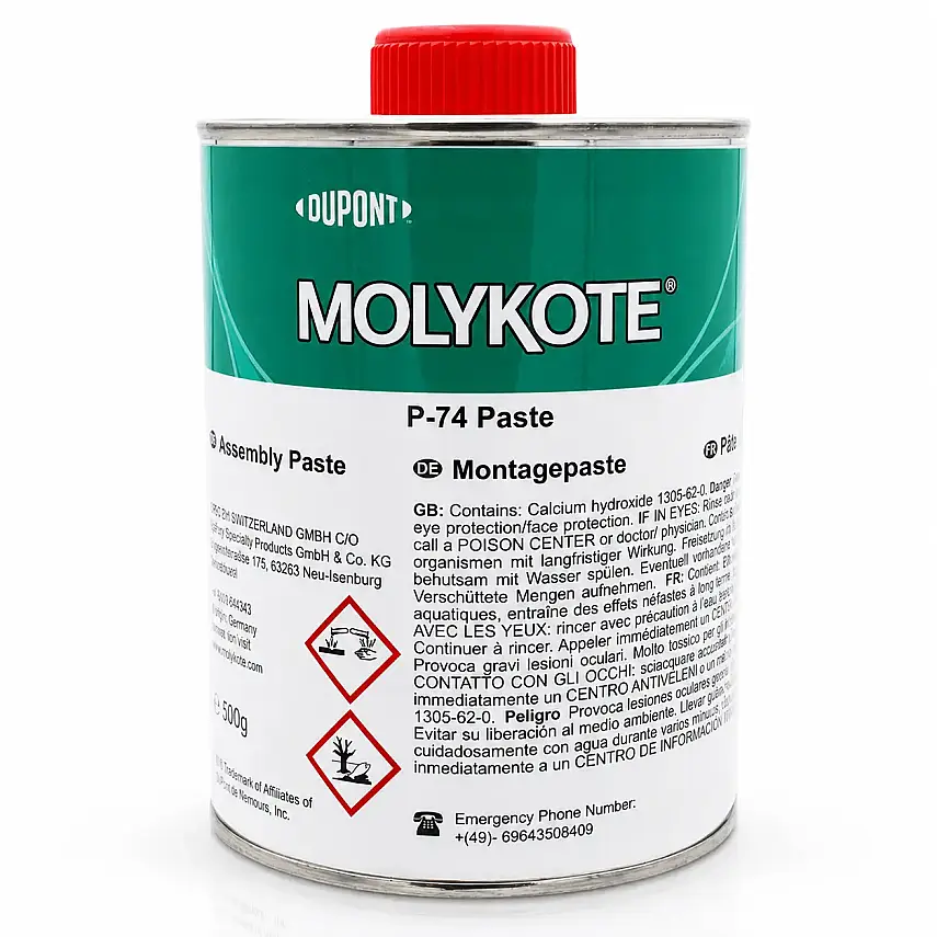 DuPont MOLYKOTE P-74 Assembly Paste | High-Pressure Metal-Free Mounting Paste – 1 KG - 1