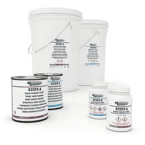 MG Chemicals 832FX – Black Flexible Epoxy Potting & Encapsulating Compound | TeknikExpo - 2