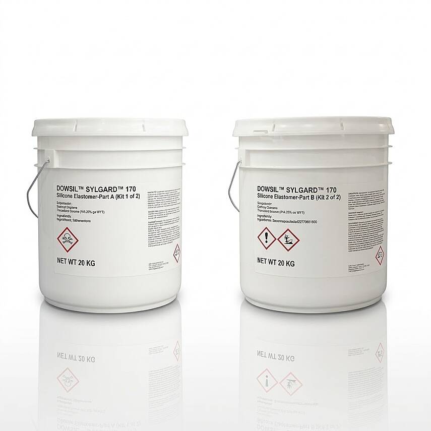 DOWSIL™ SYLGARD™ 170 Fast Cure Silicone Elastomer Kit Black 40 KG | Resmi Distribütör - 1
