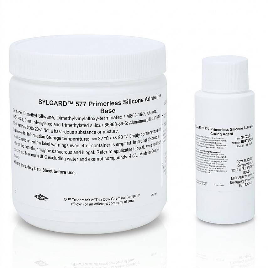 DOWSIL™ SYLGARD™ 577 Primerless Silicone Adhesive Gray 0.5 KG | Resmi Distribütör - 1